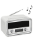 soundmaster UR190WE Radiowecker weiß