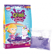 Schleim Glibbi Einhorn Glitzerbad violett Badeschleim