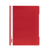 Schnellhefter Quality 11317138, A4, rot, Polypropylen (PP), Vorderdeckel transparent
