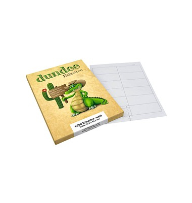 Etiketten D585101, weiß 97x42,3mm, rechteckig, 