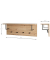 HAKU Möbel Wandgarderobe 37447 eiche Holz 4 Haken 80,0 x 30,0 cm