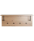 HAKU Möbel Wandgarderobe 37447 eiche Holz 4 Haken 80,0 x 30,0 cm
