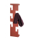 HAKU Möbel Wandgarderobe 47406 rot Metall 6 Haken 15,0 x 60,0 cm