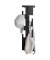 HAKU Möbel Wandgarderobe 47506 schwarz Metall 6 Haken 15,0 x 60,0 cm