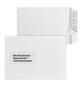 Versandtaschen 4610 PR KP, C5, mit Fenster, haftklebend, 90g, weiß