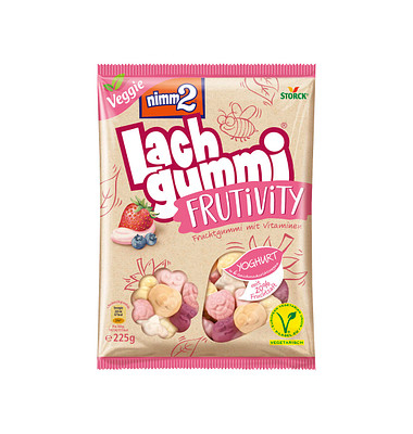 nimm2 Lachgummi Fruitivity Yoghurt Fruchtgummi