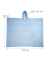 Regenponcho, blau, Größe Einheitsgröße