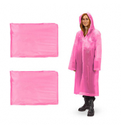 Regenmantel, pink, Größe Einheitsgröße