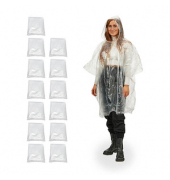 Regenponcho, transparent, Größe Einheitsgröße