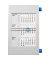 Tischkalender Drehkalender 20242025 graublau
