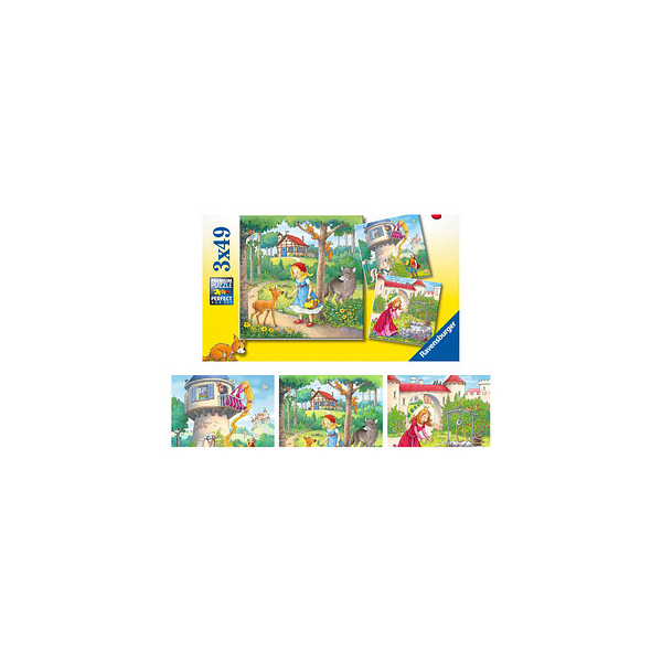 4005556080519 - Ravensburger Puzzle - Ravensburger Kinderpuzzle - 08051 Rapunzel Rotkäppchen & der Froschkönig - Puzzle für Kinder ab 5 Jahren mit 3x49 Teilen 4005556080519 - Ravensburger Puzzle - Ravensburger Kinderpuzzle - 08051 Rapunzel Rotkäppchen & der Froschkönig - Puzzle für Kinder ab 5 Jahren mit 3x49 Teilen