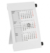 Tischkalender Drehkalender 20242025 weißschwarz