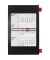 Tischkalender Drehkalender 20242025 schwarzrot
