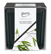 Duftkerzen black bamboo IFC2208 schwarz ca. 23 Stunden Brenndauer