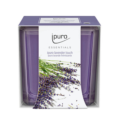 Duftkerzen lavender touch IFC2210 lila ca. 23 Stunden Brenndauer