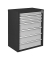 ADB MAMMUT Schubladenschrank lichtgrau, anthrazit 7 Schubladen 70,0 x 43,5 x 90,0 cm