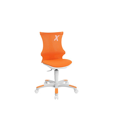 Topstar Kinderdrehstuhl Sitness X Chair 10, FX130CR44 orange, weiß Stoff