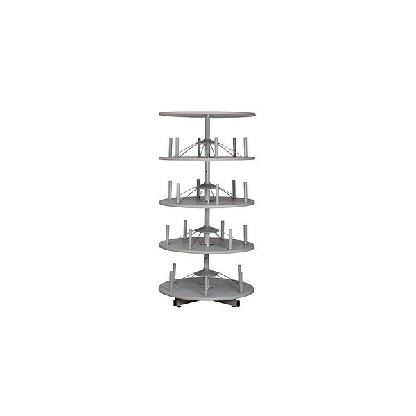 4260090179062 - Ordnerdrehsäule 100355 grau 4 Etagen bis zu 96 Ordner 163x805cm (HxØ) 4260090179062 Gürkan 4260090179062 - Ordnerdrehsäule 100355 grau 4 Etagen bis zu 96 Ordner 163x805cm (HxØ) 4260090179062 Gürkan