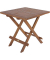 Garden Pleasure Gartentisch Cleveland braun quadratisch 50,0 x 50,0 x 50,0 cm