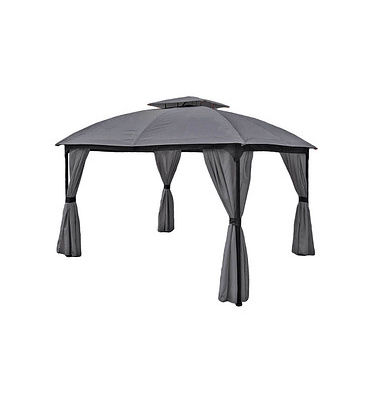 Garden Pleasure Pavillon Kama rechteckig, anthrazit
