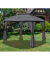 Garden Pleasure Pavillon Kama rechteckig, anthrazit