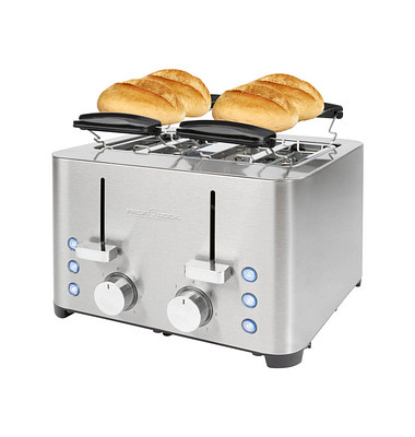 CLATRONIC PC-TA 1252 Toaster silber