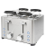 CLATRONIC PC-TA 1252 Toaster silber