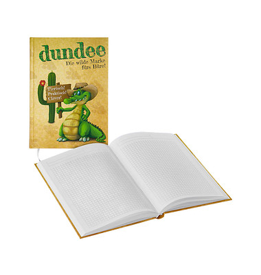 dundee Notizbuch DIN A5 kariert, Hardcover 192 Seiten