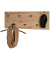 HAKU Möbel Wandgarderobe 37442 eiche Holz 7 Haken 80,0 x 30,0 cm