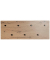 HAKU Möbel Wandgarderobe 37442 eiche Holz 7 Haken 80,0 x 30,0 cm