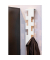 HAKU Möbel Wandgarderobe 47306 weiß Metall 6 Haken 15,0 x 60,0 cm