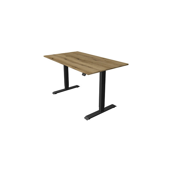 4044917444607 - Sitz-Steh-Schreibtisch Move 1 10182755 elektrisch höhenverstellbar 74-123cm (H) 140cmx80cm (BxT) rechteckig eiche   anthrazi