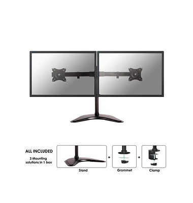Neomounts Select TIS 10-27 2TFT schwarz Max.16KG