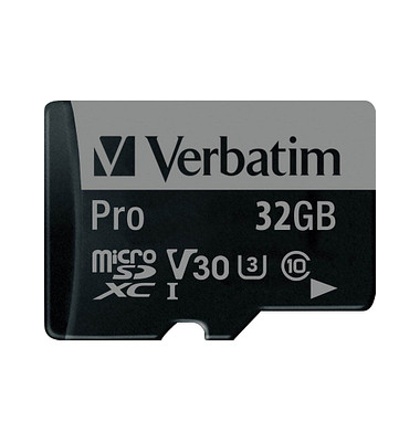 Speicherkarte PRO 47042, Micro-SDXC, Class 10, bis 90 MB/s, 64 GB Speicherkarte PRO 47042, Micro-SDXC, Class 10, bis 90 MB/s, 64 GB