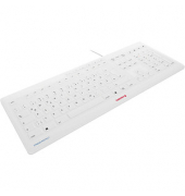 CHERRY STREAM PROTECT Tastatur kabelgebunden weiß
