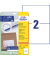Etiketten ultragrip 6176, weiß 210x148mm, rechteckig, 