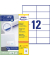 Etiketten ultragrip 3424-200, weiß 105x48mm, rechteckig, 