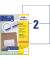Etiketten ultragrip 3655-200, weiß 210x148mm, rechteckig, 