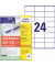 Etiketten ultragrip SPARPACK 50 + 15 Blatt 6602, weiß 70x36mm, rechteckig, 