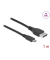 DeLOCK USB CDisplayPort 1.4 Kabel 8 K 60 Hz 1 m schwarz