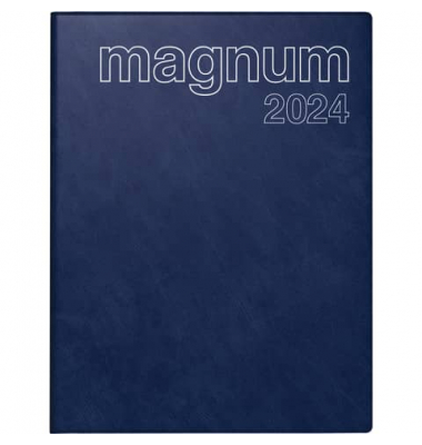 Buchkalender Magnum dunkelblau 70-27 042 384 18,3x24cm 2024