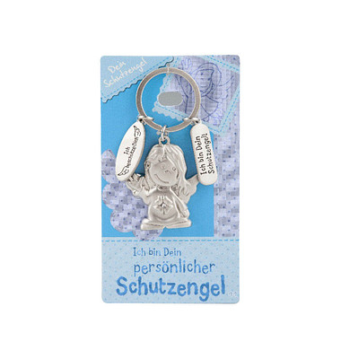 DEPESCHE Schlüsselanhänger 011 Schutzengel silber