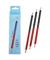 Farbstifte-Set DUO Slim 3811102-04, rot/blau, sechskant, Packung