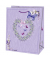 Geschenktasche 22325 TL Lavendelherz, allgemein, Kordelband mit Geschenkanhänger, Lavendelherz, 267mm x 330mm