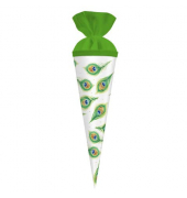 Geschwistert&uuml;te 93431, Pfauenfeder, 35cm, rund