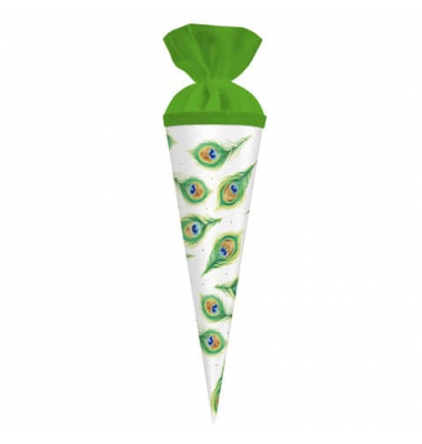 Geschwistert&uuml;te 93431, Pfauenfeder, 35cm, rund
