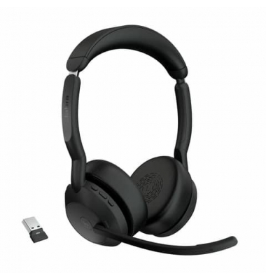 Over-Ear Headset Evolve2 55 MS 25599-999-999, schwarz
