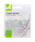 Haftnotizen KF10370, 76x76mm, transparent/weiß, quadratisch