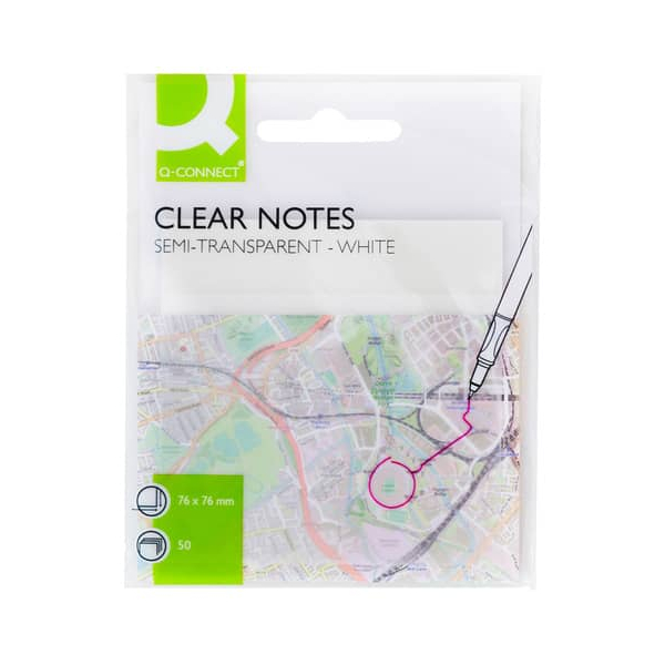 5705831103702 - Haftnotizen KF10370 76x76mm transparent weiß quadratisch 5705831103702 50 Blatt 5705831103702 - Haftnotizen KF10370 76x76mm transparent weiß quadratisch 5705831103702 50 Blatt