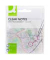 Haftnotizen KF10370, 76x76mm, transparent/weiß, quadratisch